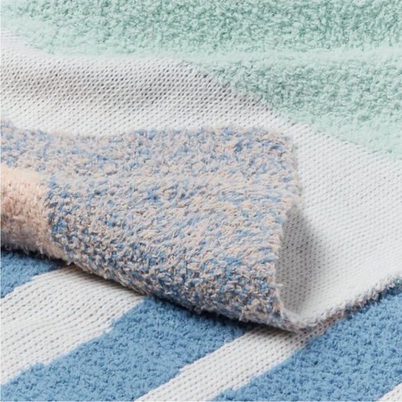 PILLOWFORT NWT knit shapes throw blanket -multi color -48x58 - Picture 5 of 7